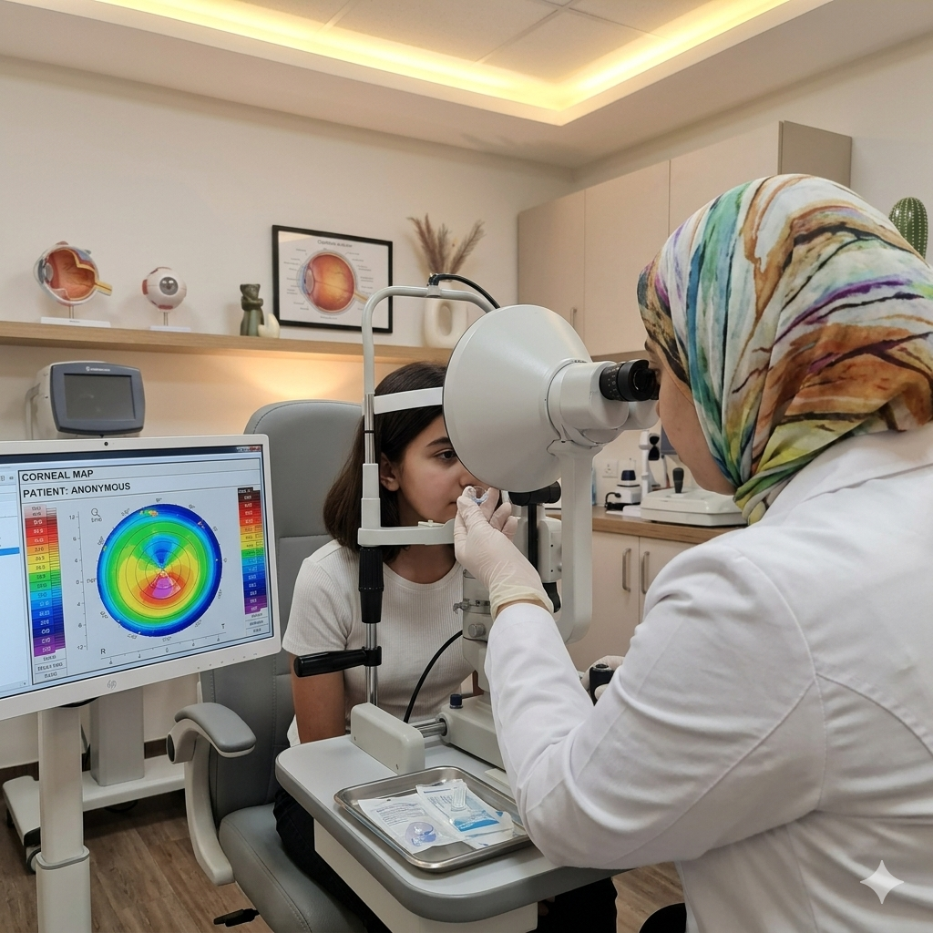 Adaptation de lentilles de contact — Dr Hayat Louizy Casablanca