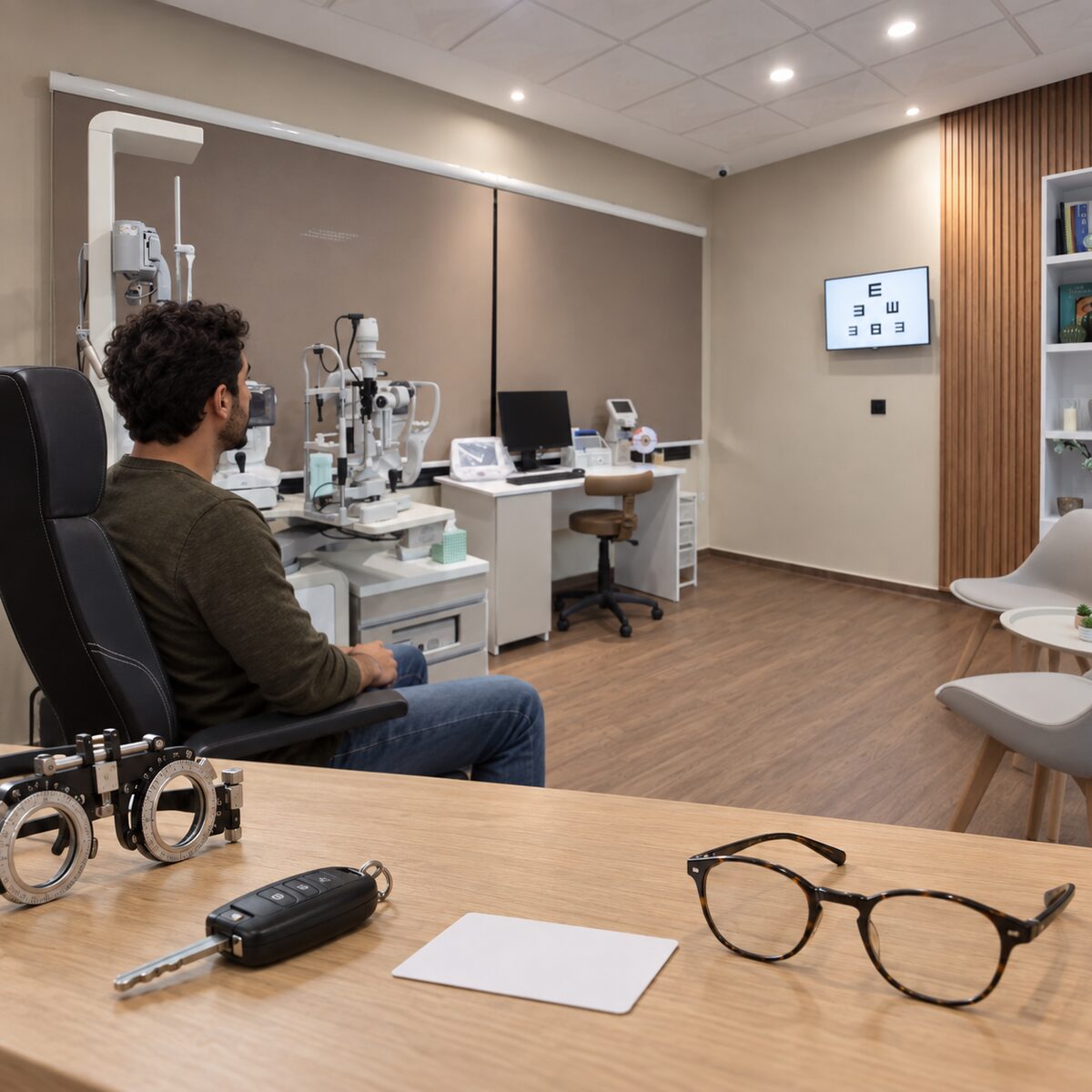 Examen de la vue pour le permis de conduire — Cabinet Dr Hayat Louizy Casablanca