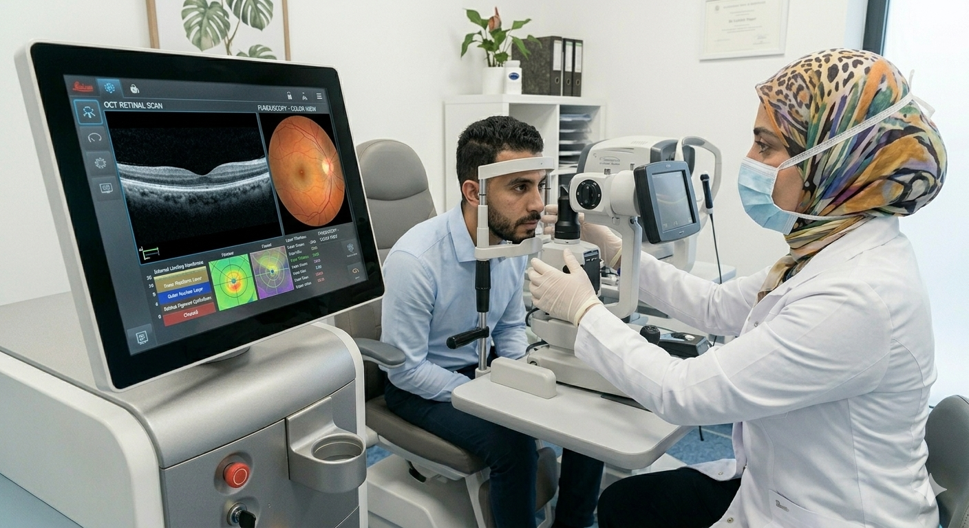 Diagnostic rétinien OCT à Casablanca